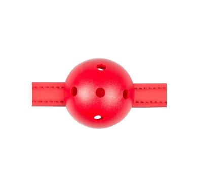 Knebel-Ball Gag With PVC Ball - Red